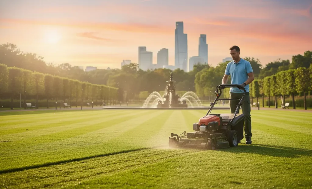 tondre pelouse versailles