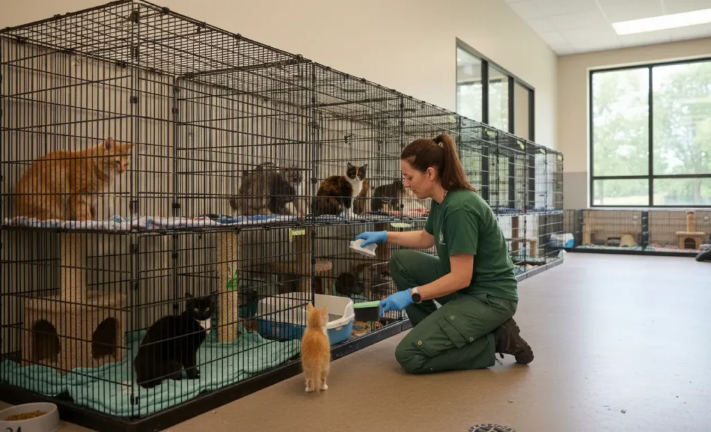 refuge pour animaux entretien
