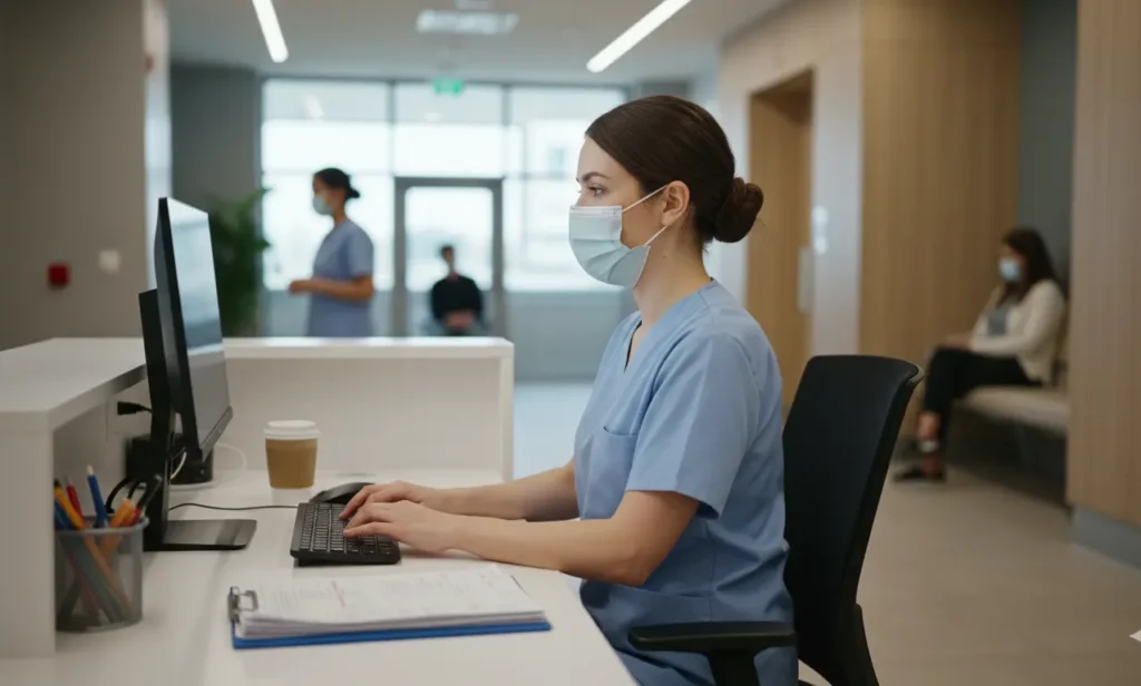 aide soignant au travail