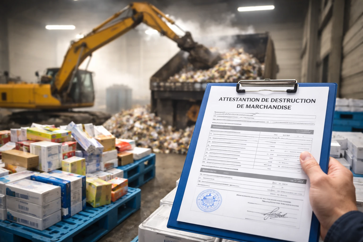 Attestation de destruction de marchandise : à quoi ça sert et comment l’obtenir ?