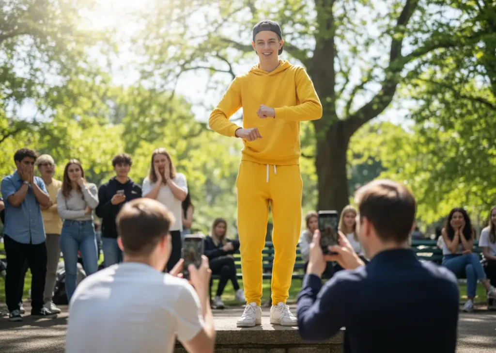 cringe affiché en public