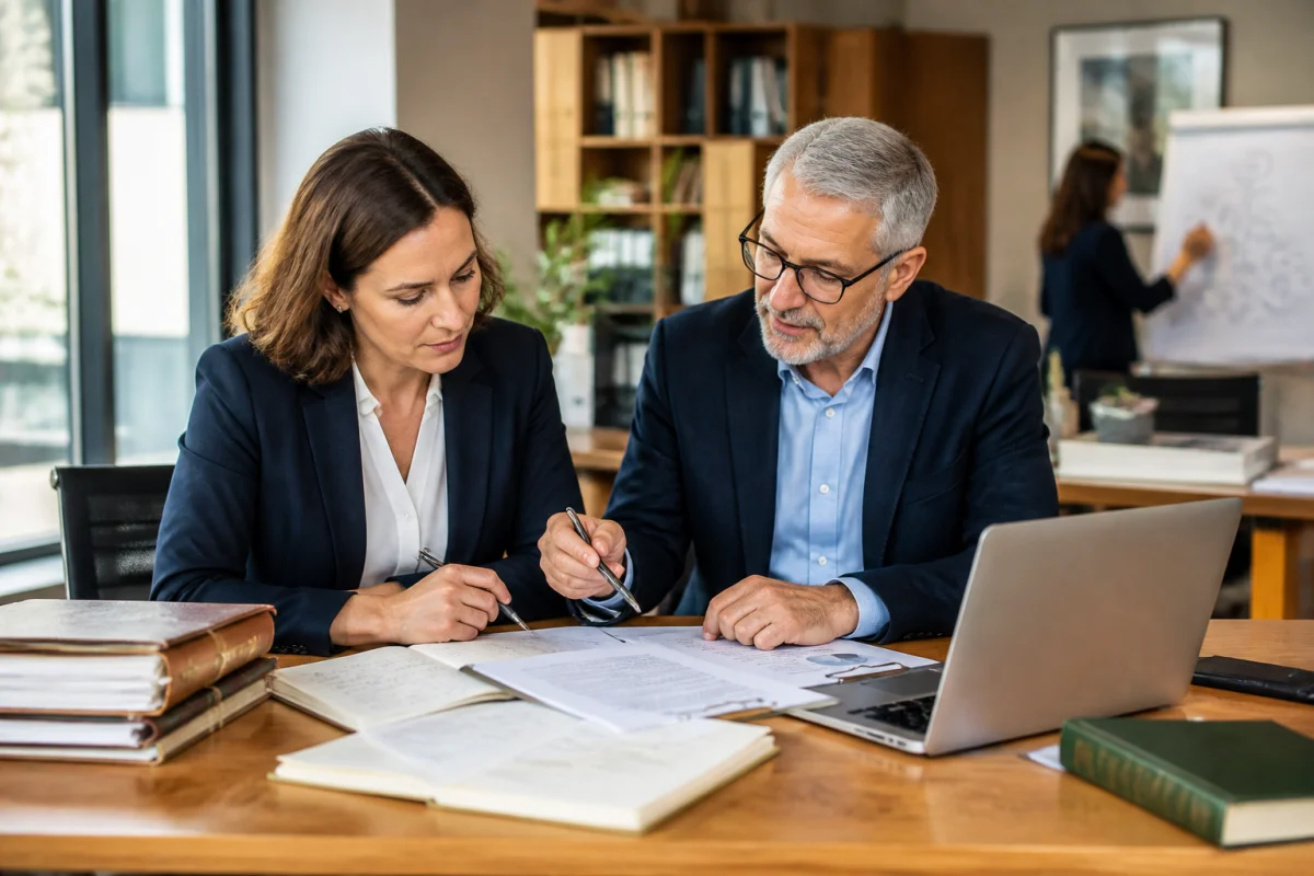 Devenir clerc de notaire à 40 ans : formation pratique dans un office notarial avec un formateur expérimenté