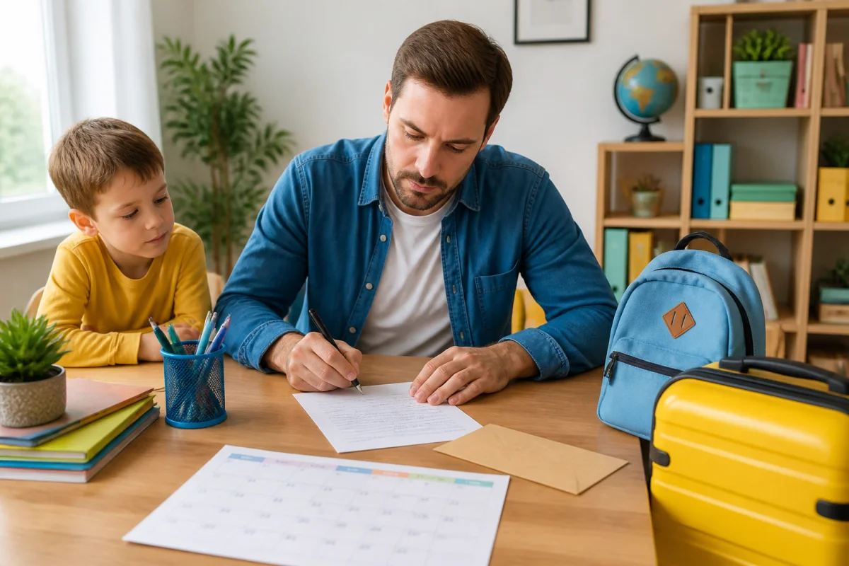 Lettre d’absence scolaire pour vacances, règles, modèle et risques