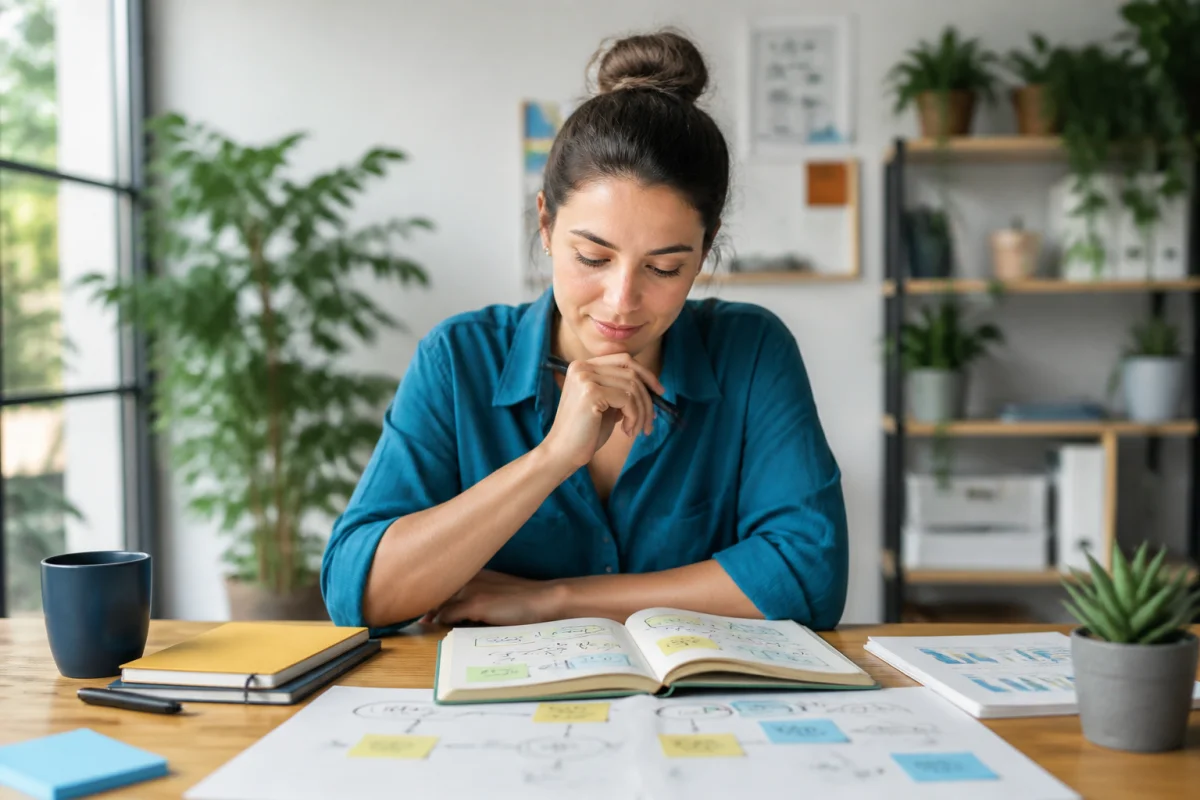 L'Hypothese aide une personne à clarifier ses idées grâce à des notes, schémas et documents pour avancer.